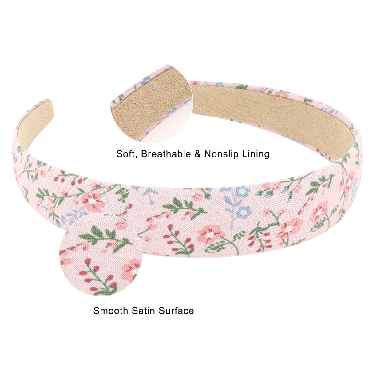Wecoe headband worn outdoors demonstrating all-day comfortable hold