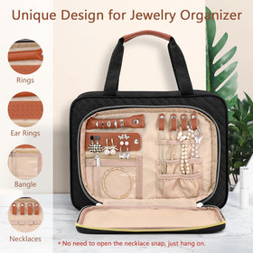 Wedama open interior showing compartments and upright bottle organization benefit