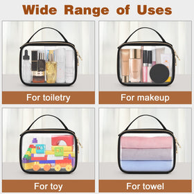 Wedama pouch inside suitcase showing organized packing benefit