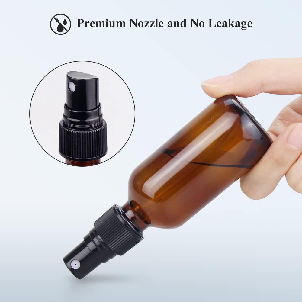 Wedama bottle held in hand for scale, showing compact two-ounce travel-friendly size