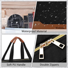 Wedama zipper and PVC material detail demonstrating waterproof durability