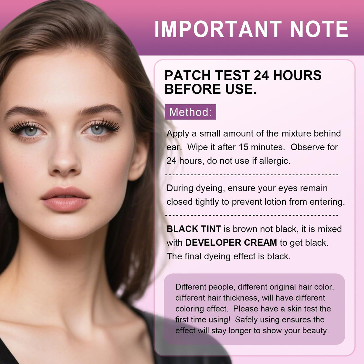WEILNELL lifestyle shot on model eyes, demonstrating polished everyday look