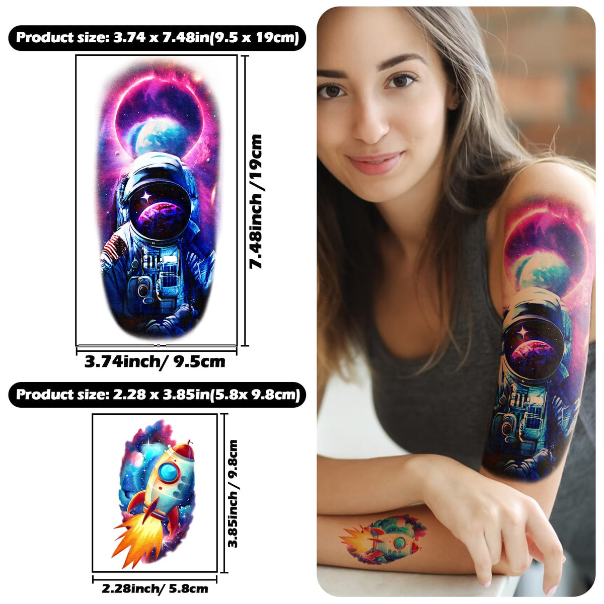 Weipbwor party lifestyle shot with people wearing tattoos for festive flair