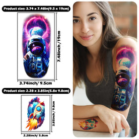 Weipbwor party lifestyle shot with people wearing tattoos for festive flair
