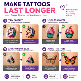 Welacer cut tattoo designs ready to transfer for quick application