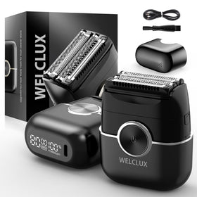 Welclux front view showing compact foil shaver for easy grooming