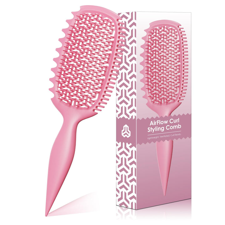 Weldilgit brush front view showing pastel pink design and durable grip benefit