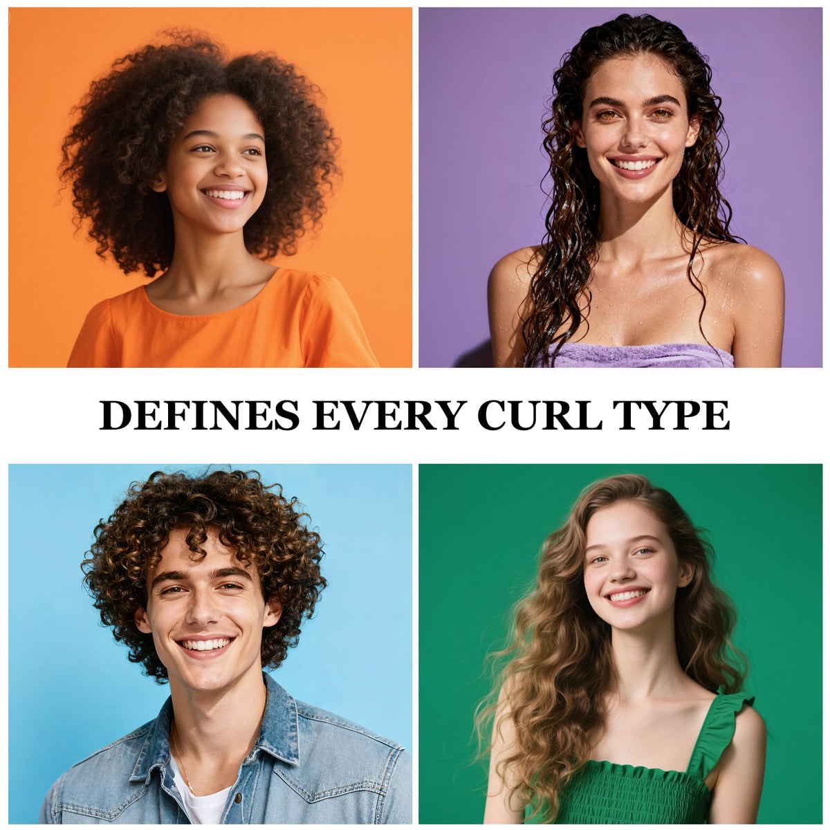 Weldilgit brush used on 4A–4C curls showing enhanced definition and reduced frizz