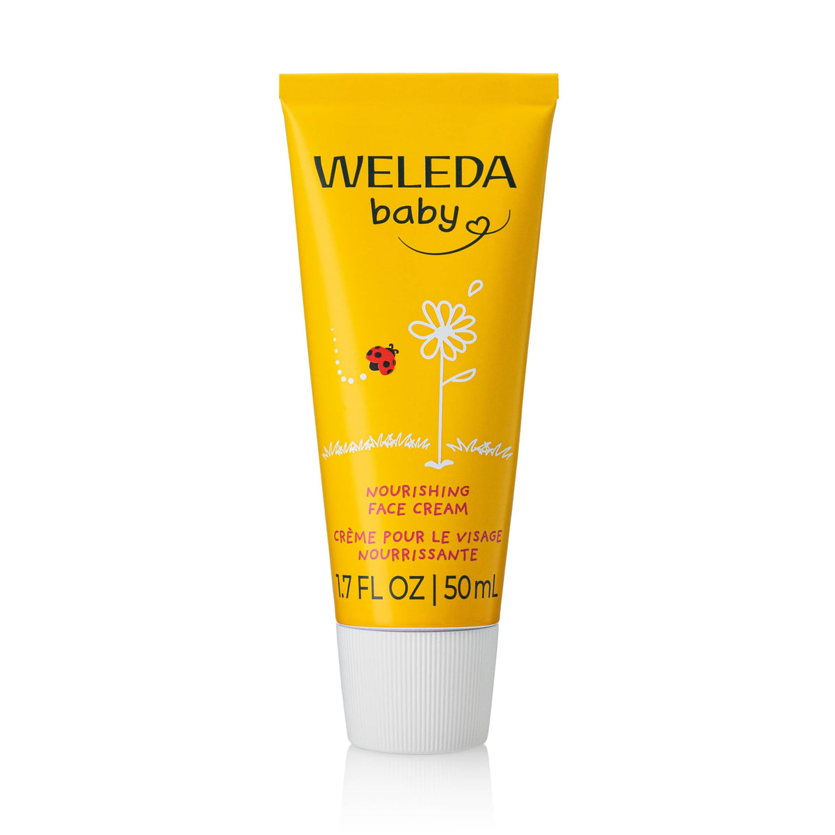 Weleda baby calendula front tube showing label and size for easy identification and care