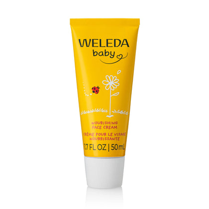Weleda baby calendula front tube showing label and size for easy identification and care