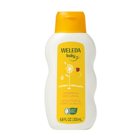 Weleda bottle front view showing label and size, gentle hydration benefit