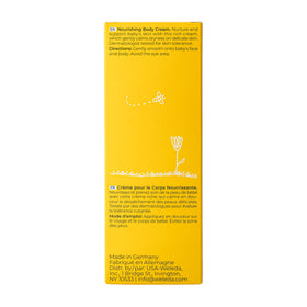 Weleda ingredients label detail, illustrating plant-based formulation transparency