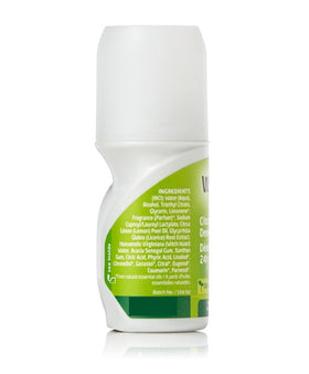 Weleda citrus roll-on texture close-up illustrating smooth application and lightweight finish