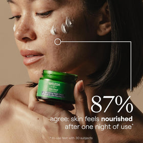 Weleda Skin Food Face botanical ingredients like pansy and calendula for soothing