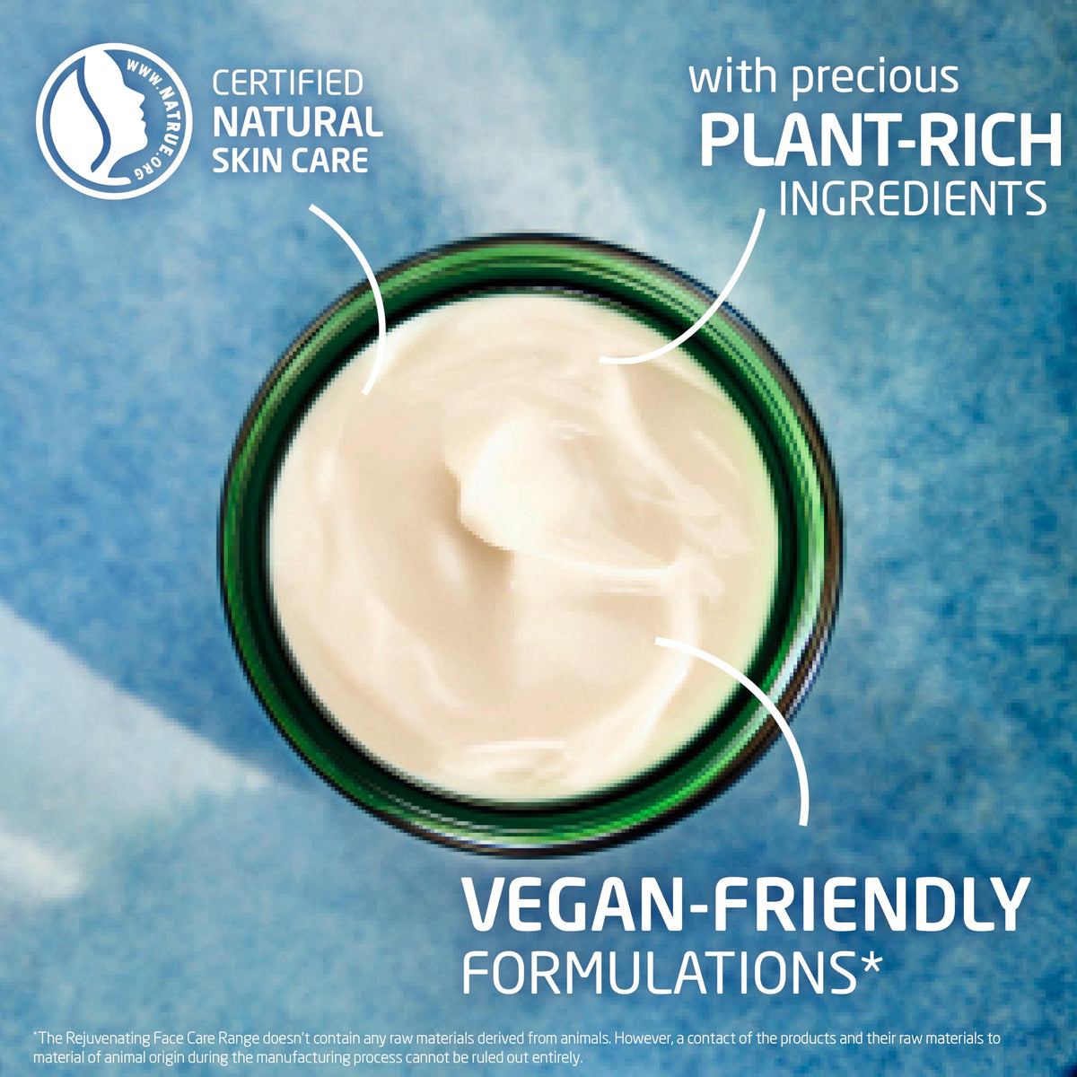 Weleda night cream with blue gentian root demonstrating soothing plant-based care