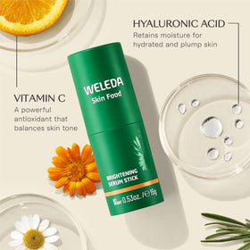 Weleda serum stick twist-up mechanism visible and ready for smooth application benefit