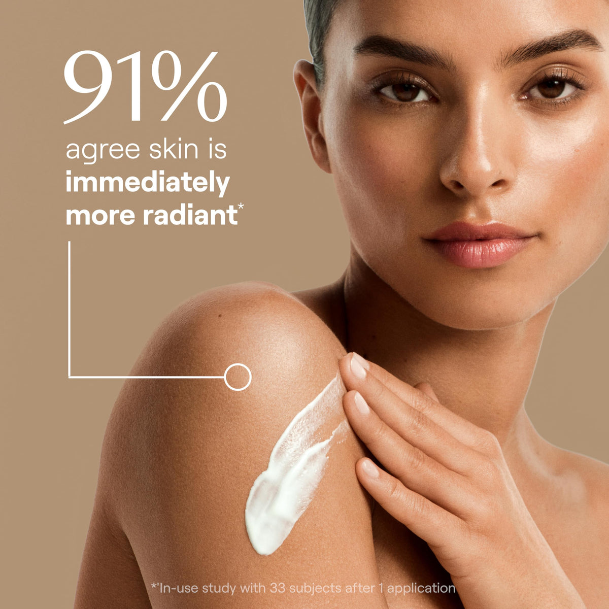 Weleda Skin Food body lotion pump close-up highlighting easy dispensing
