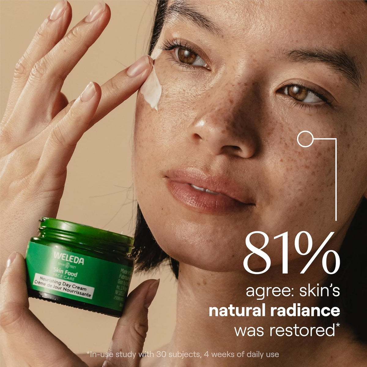 Weleda Skin Food tube in a travel pouch demonstrating portability benefit