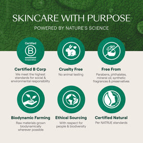 Weleda Skin Food botanicals display with calendula chamomile for soothing plant-powered benefit