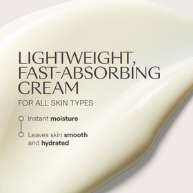 Weleda Skin Food Light open jar showing lightweight cream texture for quick absorption benefit