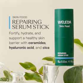 Weleda open twist-up stick detail demonstrating easy, mess-free application