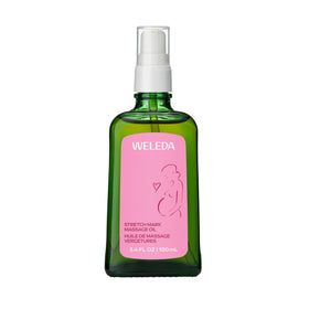 Weleda front packaging showing bottle and branding, promoting nourishing care