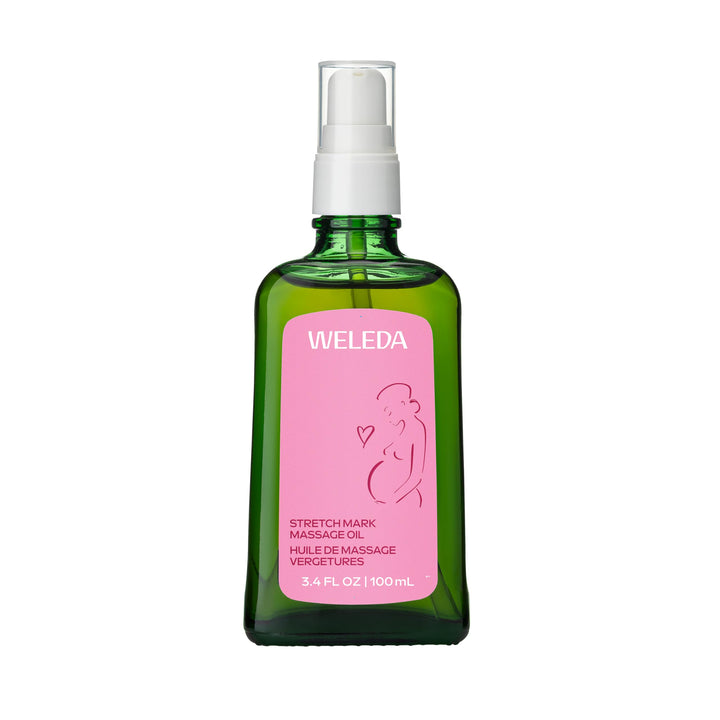 Weleda front packaging showing bottle and branding, promoting nourishing care
