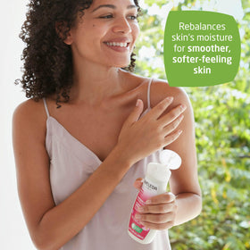 Weleda applied on forearm showing quick absorption and immediate skin-softening benefit