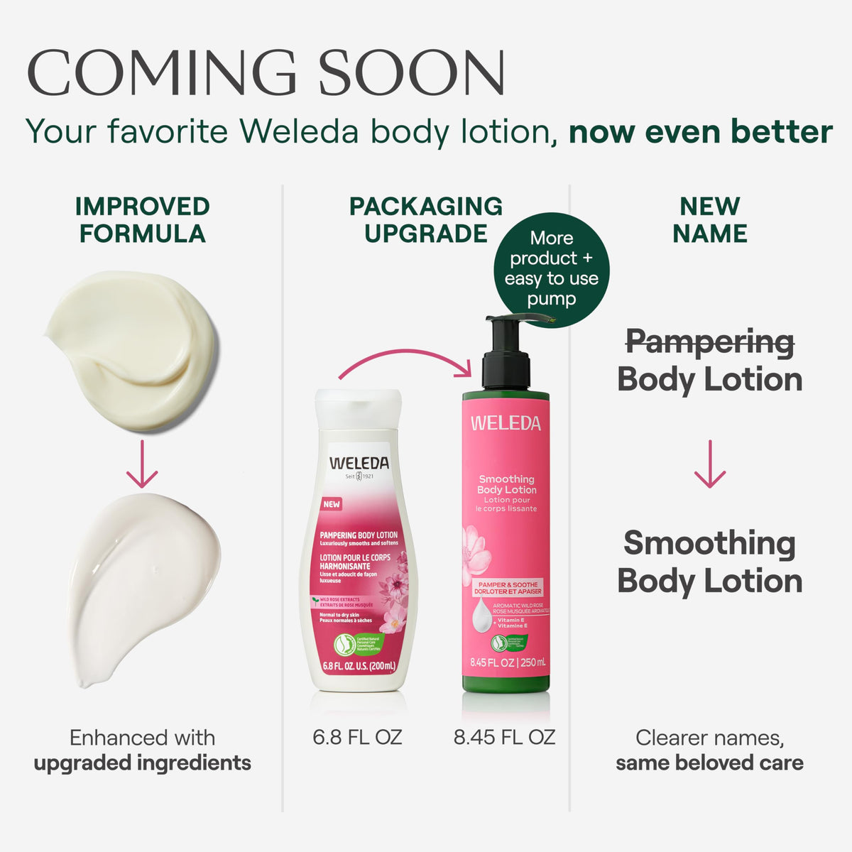 Weleda bottle in bathroom setting suggesting daily routine use and relaxing rose scent benefit