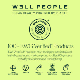 Well People product box with ingredient list highlighting plant-powered benefits