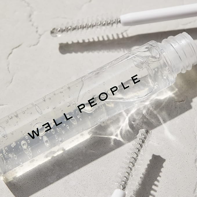 Well People brow gel in use grooming brows for a polished look
