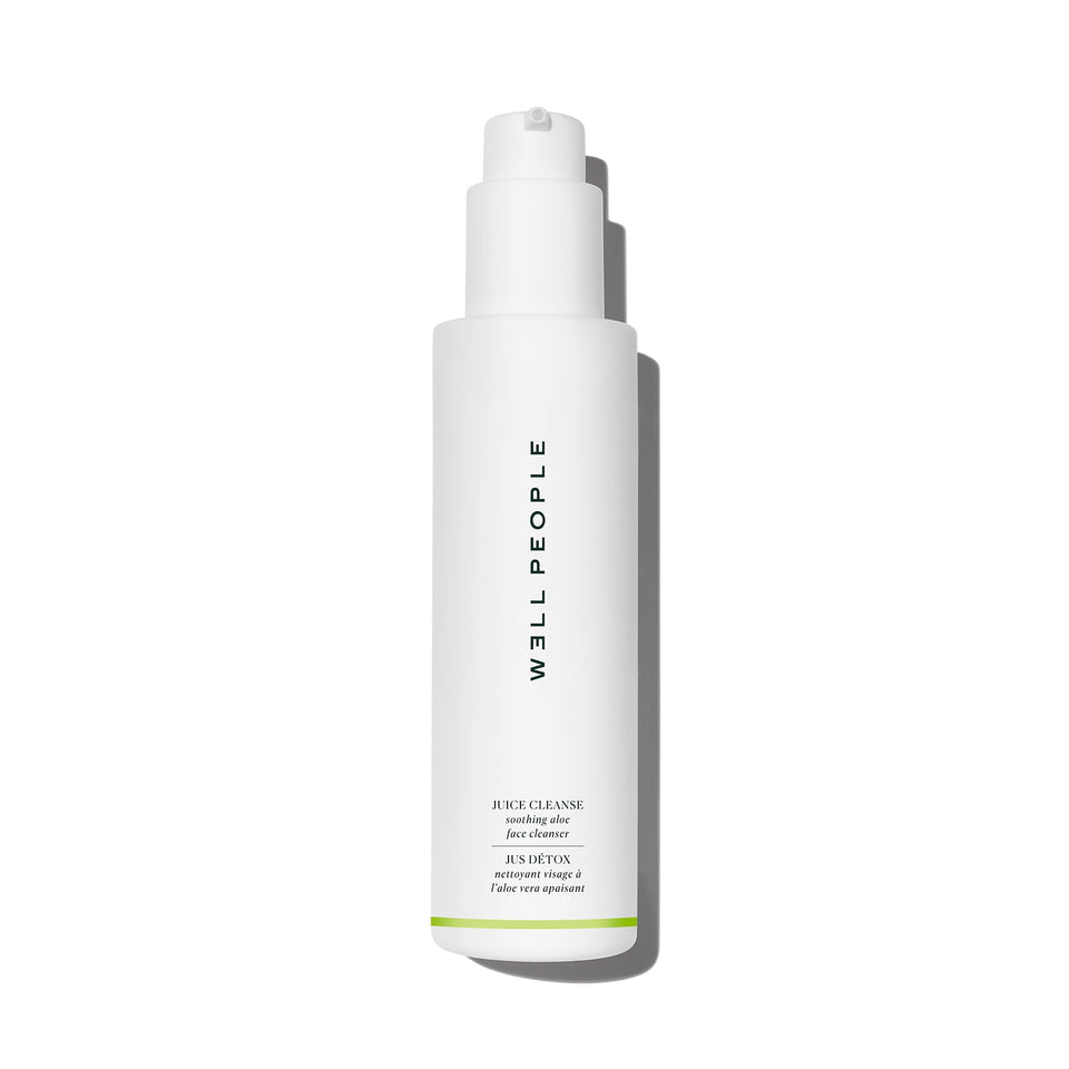 Well People front packaging showing cleanser and benefits at a glance
