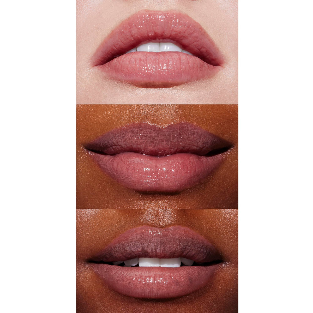 Well People lip oil texture swatch showing sheer color and hydration