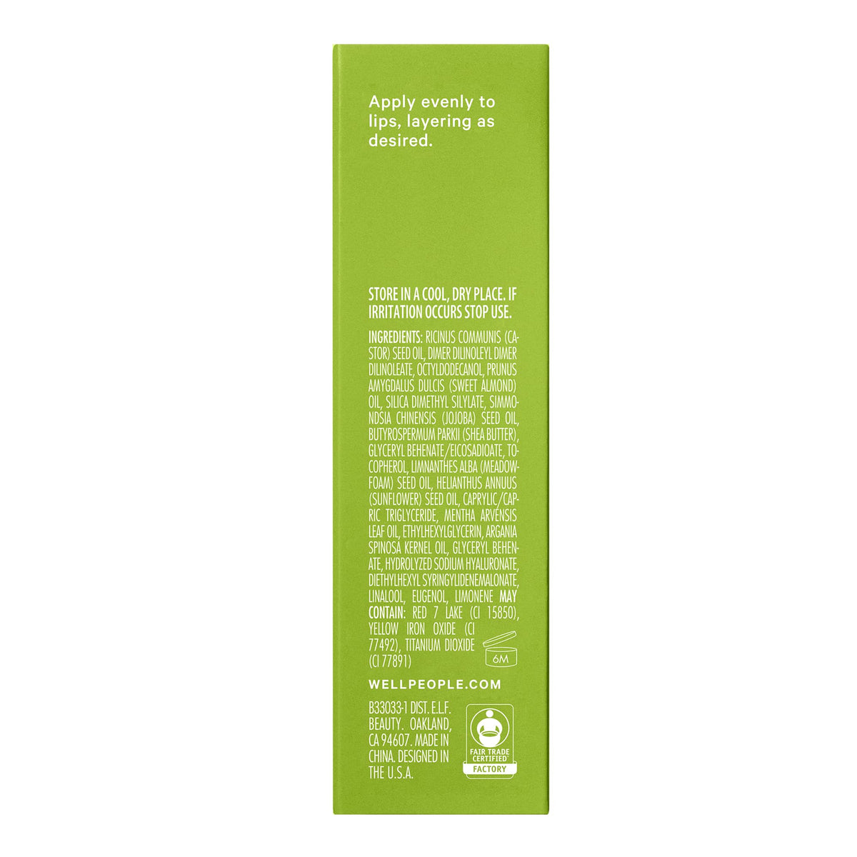 Well People bottle label close-up showing clean, vegan, cruelty-free formulation