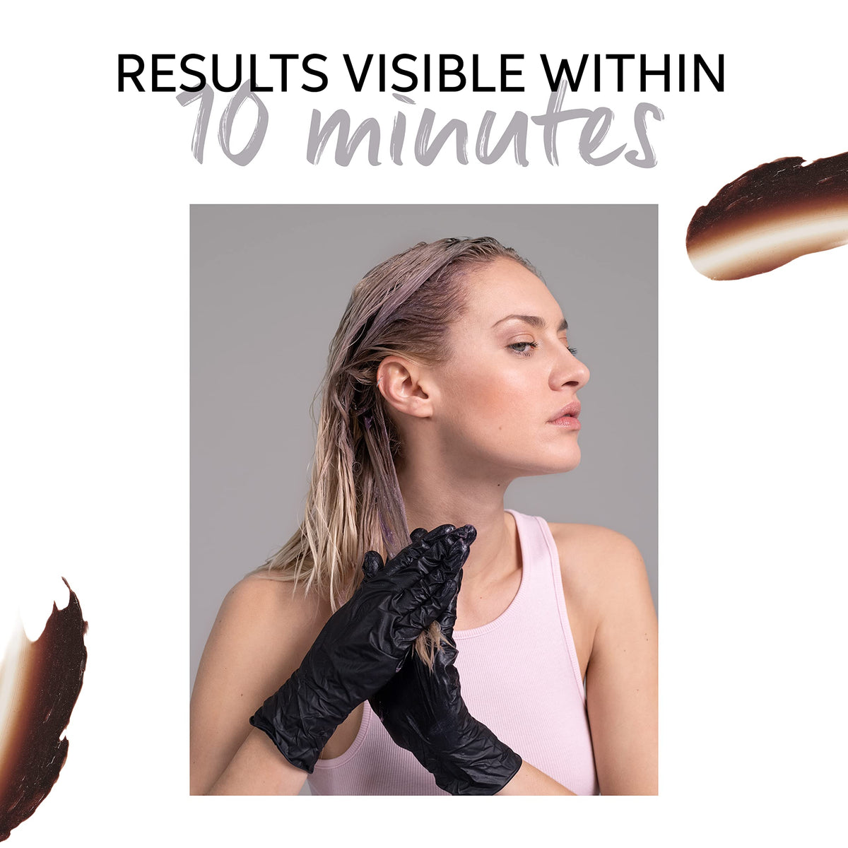 Wella Professionals after photo showing balayage with warm caramel sheen