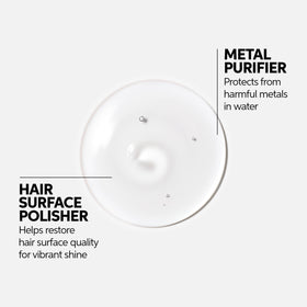 Wella Professionals being applied in shower for gentle color-protective cleanse