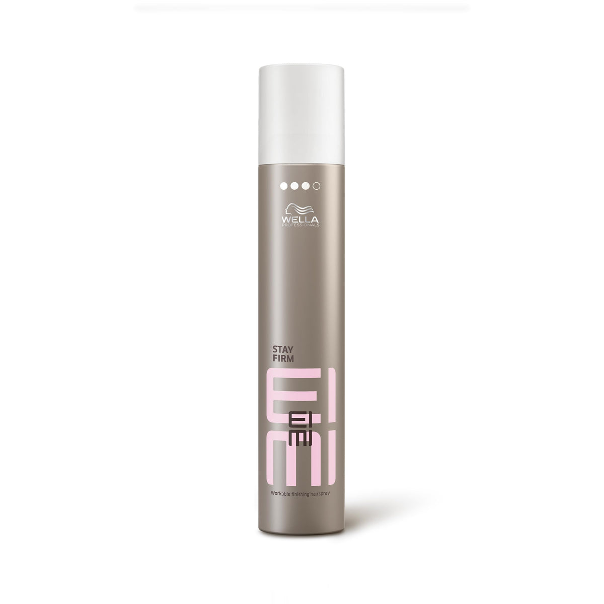 Wella Professionals EIMI Stay Firm front packaging showing product and label benefit