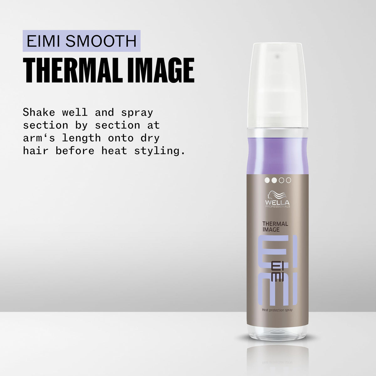 Wella Professionals two‑phase formula closeup illustrating separation and mixable protection benefit