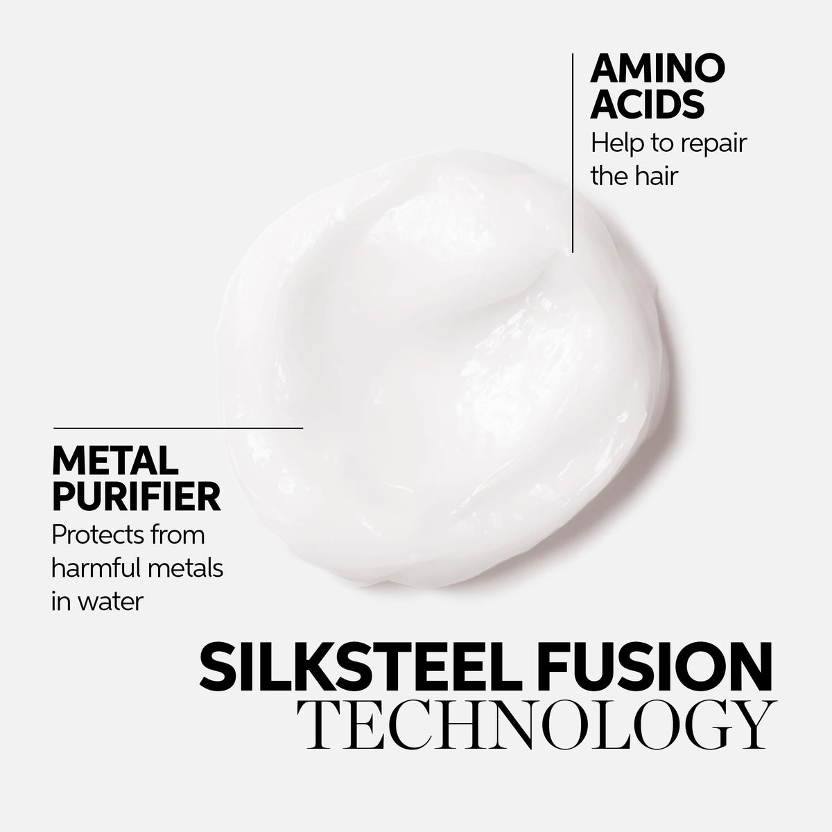 Wella Professionals after-rinse hair with smooth shiny finish and reduced frizz