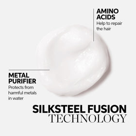 Wella Professionals after-rinse hair with smooth shiny finish and reduced frizz