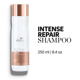 Wella Professionals shampoo texture on hand highlighting smooth formula for gentle yet effective cleansing
