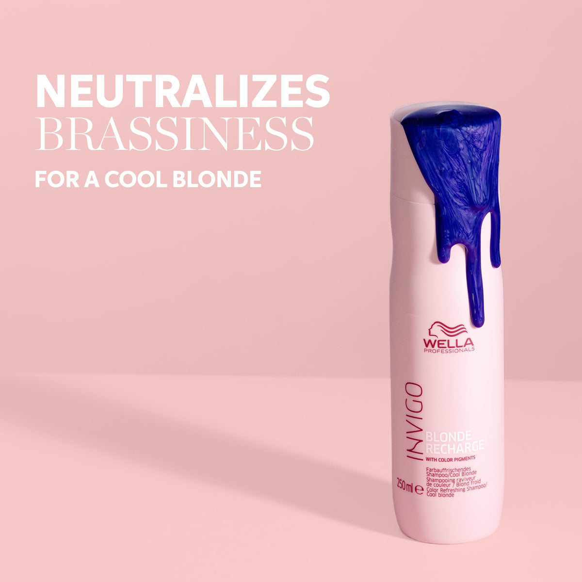 Wella Professionals shampoo foamy texture close-up for gentle pigment delivery