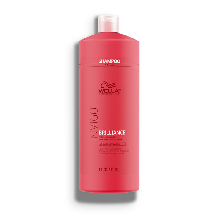 Wella Professionals front bottle showing label and size, clear color protection benefit
