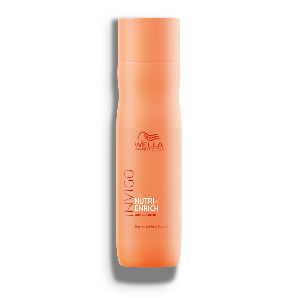 Wella Professionals bottle front packaging showing product benefits and size