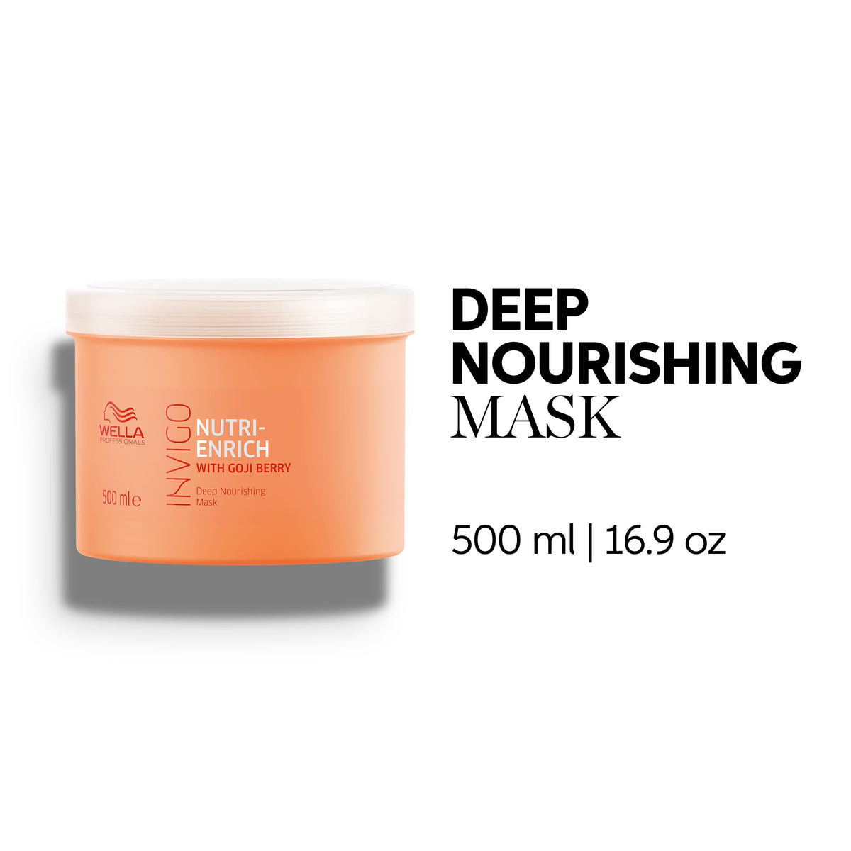 Wella Professionals open jar close-up of creamy mask texture for deep hydration benefit