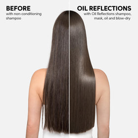 Wella Professionals oil applied on hands illustrating quick absorption and smoothness