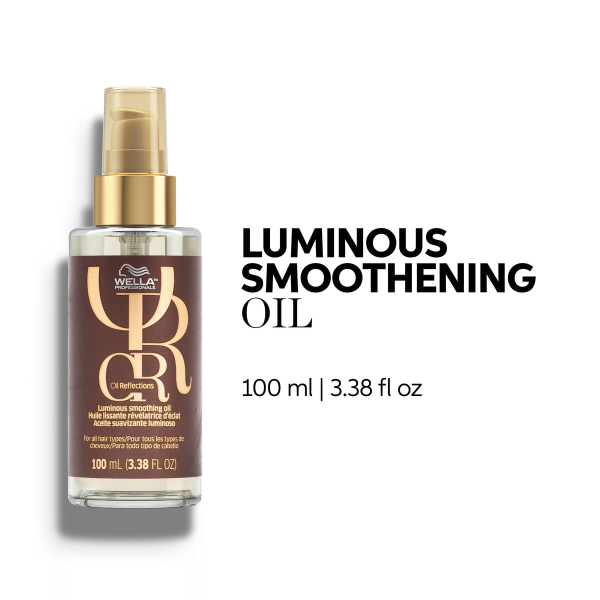 Wella Professionals pump and cap detail highlighting easy, controlled dispensing