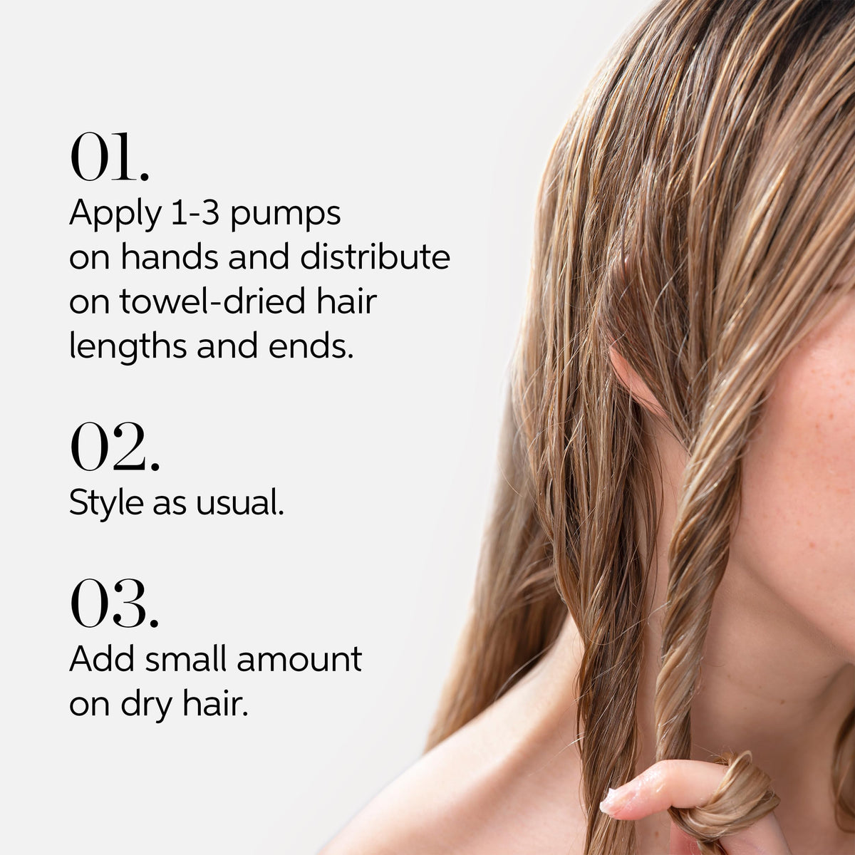 Wella Professionals bottle next to ruler showing 3.38 fl oz scale and portability