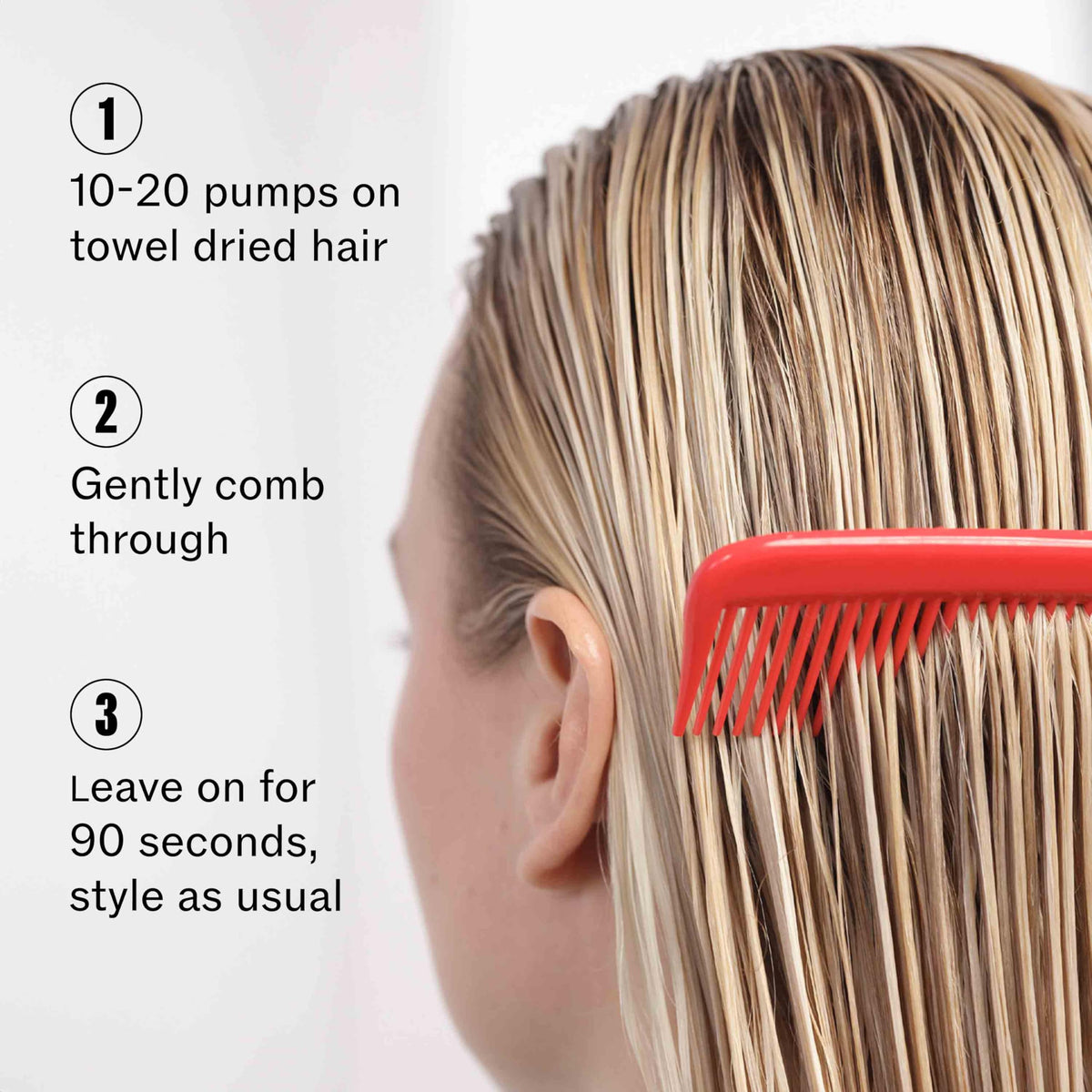 Wella Professionals styled hair after use showing smooth shiny finish