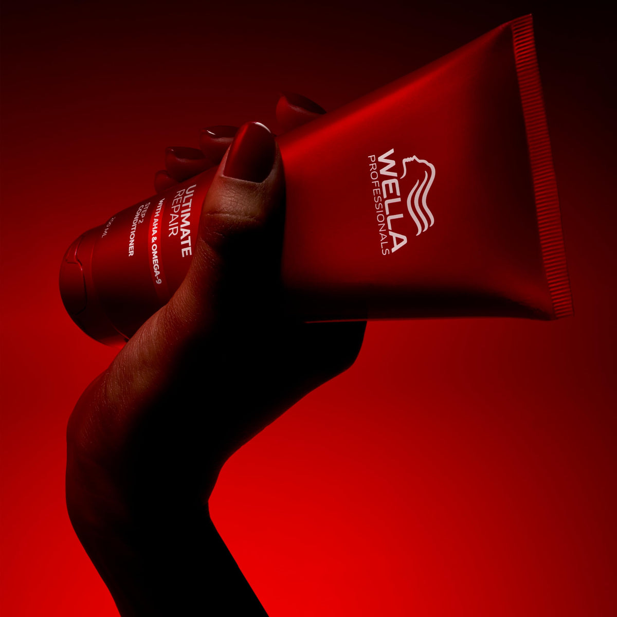 Wella Professionals after-use shiny hair showing smoothness and improved manageability